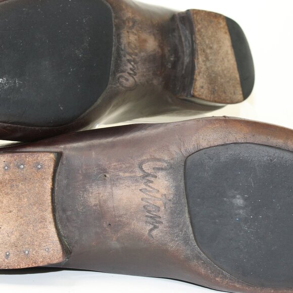 Rare Mezlan Custom Brown Leather Dress Shoes (8.5 US) - Picture 7 of 9